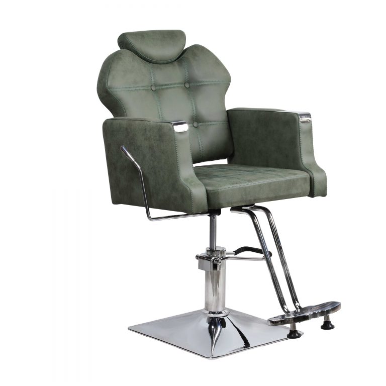 صندلی میکاپ جکی گلایل سبز آرایشگاه