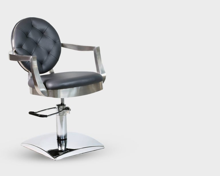 صندلی کوپ آرایشگاهی با پایه استیل با دوام